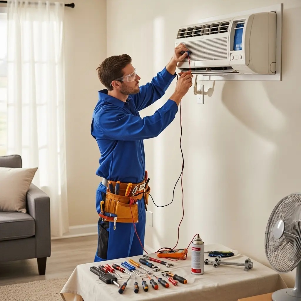 Nallıhan Airfel Airfel klima gaz dolumu ve bakım – Enerji verimliliği artırıldı. - Teknik servis örneği